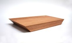 modernes Brett aus Holz, dick in Eiche, geölt - KÜCHENBRETTER AUS EICHE von Raumgestalt