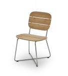 Stuhl LILIUM aus Holz und Metall von Skagerak by Fritz Hansen Stuhl des Gartenmöbelsets aus Holz und Metall für vier Personen LILIUM von Skagerak