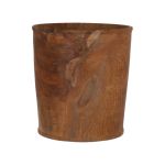 Jeder Papierkorb BEO von Jan Kurtz ist ein echtes Unikat: natürliche Risse, Löcher und Unebenheiten unterstreichen seinen einzigartigen Charakter hochwertiger Papierkorb aus Teakholz - BEO von Jan Kurtz