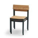 stapelbarer Gartenstuhl aus Aluminium und Holz - PELAGO CHAIR von Skagerak