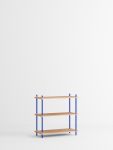Moebe SHELVING SYSTEM - Regalsystem in Eiche, geölt und Blau