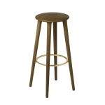 Barhocker THE SOCIALITE BAR STOOL von UMAGE aus Eichenholz in dunkel gebeizt Barhocker aus Eichenholz dunkel THE SOCIALITE BAR STOOL von UMAGE
