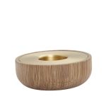 kleiner Kerzenhalter Teelichthalter aus Holz - OAK NORDIC von Andersen Furniture