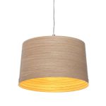 HELIX DRUM von Tom Raffield Pendelleuchte Esszimmer in Eiche 