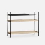 offenes Regal aus Metall und Holz - TRAY SHELF LOW Konfiguration 3 von WOUD