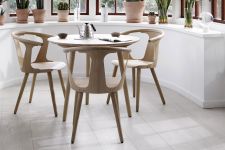 Runder Design Tisch IN BETWEEN SK3 mit 90cm Durchmesser von &tradition Design Tisch in runder Form mit 90cm Durchmesser - IN BETWEEN SK3 von &tradition