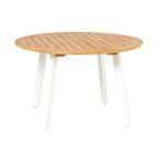 Gartentisch aus Teak & Aluminium in weiss - DIANA MOSAIC von Traditional Teak