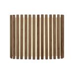 Lampenschirm KOMOREBI RECTANGULAR von UMAGE in dunkel gebeizter Eiche  Lampenschirm für Tischleuchte aus Eiche dunkel- KOMOREBI in Rectangular von UMAGE