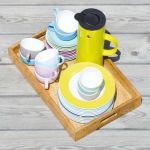 Tablett aus Holz für Garten und Terrasse - MANDIRI von Jan Kurtz