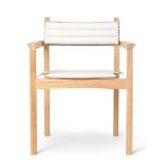 Komfortabler Garten Armlehnstuhl AH502 Outdoor Dining Chair von Carl Hansen and Son