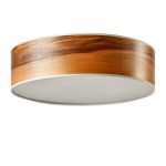 Designer Deckenleuchte in Europäischer Nussbaum DISCUS von LeuchtNatur