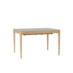 Esstisch HEART'N'SOUL DINING TABLE 120 mit Schubladen UMAGE mit einer Tischplatte aus FENIX-Nanolaminat in der Farbe Cloud Grey Esstisch aus Holz in Cloud Grey mit Schubladen - Der Heart N Soul Dining Table 120 von Umage