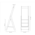 Technische Zeichnung der STEP BY STEP LADDER von FORM & REFINE