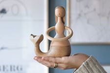 Meerjungfrau aus Holz im dänischen Design - MERMAID von Architectmade