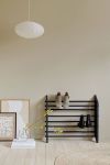 Roon & Rahn MOODSTAND Designer Holz-Schuhablage in schwarz