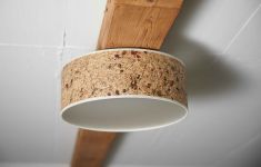 runde Deckenleuchte aus Holz mit 35 cm Durchmesser - DISCUS von LeuchtNatur