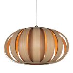 Moderne Pendelleuchte URCHIN PENDANT (M) von Tom Raffield in der Variante Eiche URCHIN M von Tom Raffield Design Hängelampe in Eiche