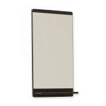 Moderner Wandspiegel RIM von FORM & REFINE in Eiche, schwarz gebeizt mit schmaler Ablage Form & Refine Rim Design Wandspiegel in schwarz gebeizter Eiche