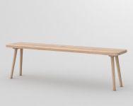 Massivholz Bank in Eiche gekalkt UNA von vitamin design