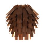 SCOTS Wall Light von Tom Raffield - Wandleuchte in Walnuss