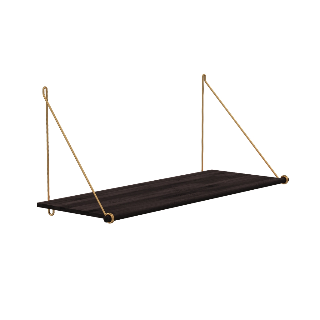 We Do Wood - Loop Shelf - dänisches Design Wandregal aus Bambus & Metall