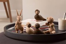 Kay Bojesen Holzspielzeuge in dänischem Design: RABBIT, LOVEBIRDS, BEAR