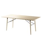 Esstisch aus Holz in Eiche geseift im dänischen Design - SCALA von by Wirth