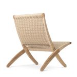 Loungesessel aus Eiche, geölt mit Papierkordeln in natur - Der MG501 Cuba Chair von Carl Hansen and Son
