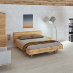 Die klaren Linien des Bett QUADRA von vitamin design bringen Ruhe ins Schlafzimmer vitamin design QUADRA - Bett aus Holz in modernem Design in Asteiche, geölt