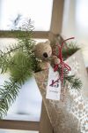 Weihnachtsstrumpf mit Designfigur aus Holz - BEAR von Kay Bojesen