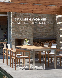 Nachhaltige Gartenmöbel und Balkonmöbel aus Holz