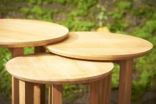 Beistelltisch Balkon aus Teakholz Beistelltisch Manon von Traditional Teak