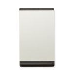 Moderner Wandspiegel RIM von FORM & REFINE in Eiche, schwarz gebeizt mit schmaler Ablage Wandspiegel mit schmaler Ablage in Eiche schwarz gebeizt Rim von Form & Refine