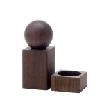 Gewürzmühlen-Set aus Holz in Eiche geräuchert Twist von applicata