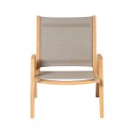 Outdoor Loungestuhl aus Teak in taupe - KATE LAZY LOUNGE CHAIR von Traditional Teak