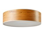 Designer Deckenleuchte in Deutsche Eiche DISCUS von LeuchtNatur