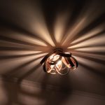 Tom Raffield SKIPPER SMALL FLUSH CEILING LIGHT Deckenleuchte aus Holz in Walnuss