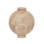 Holzschatulle aus Eiche natur - WOODEN SPHERE von Kristina Dam