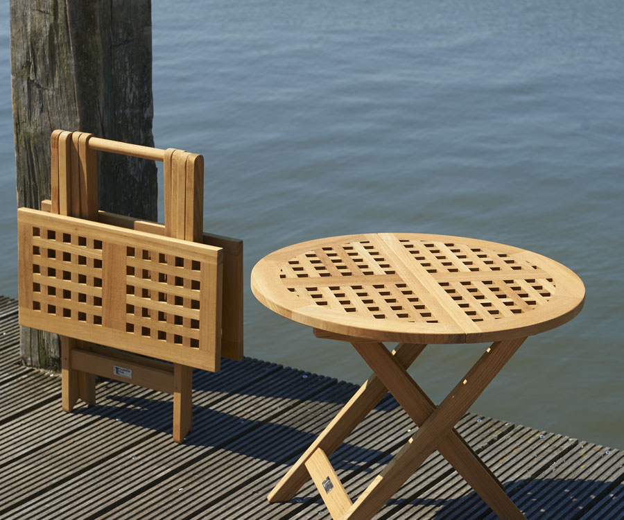 Kleiner Balkontisch LILLY von Traditional Teak I HolzDesignPur