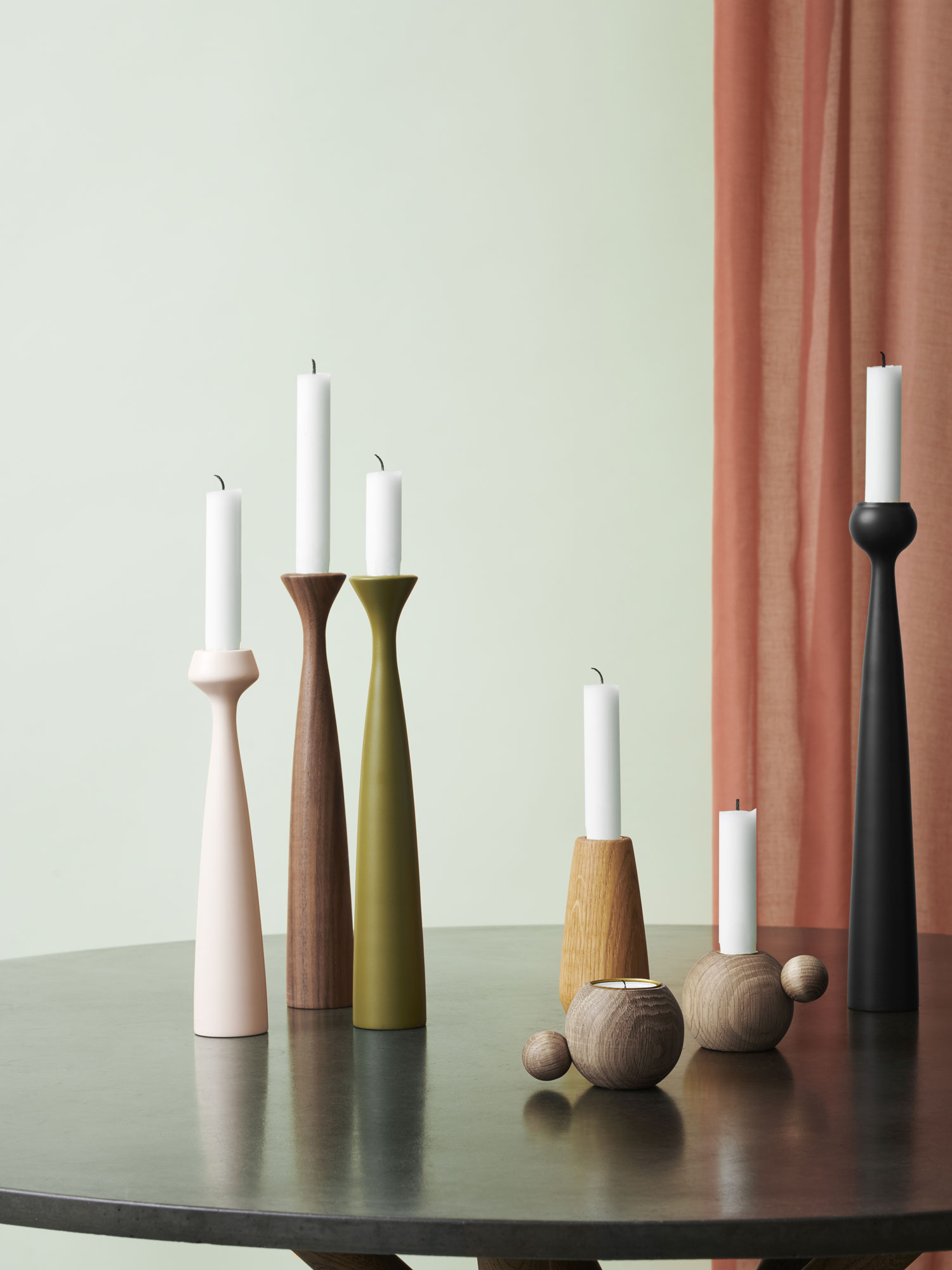 Design Kerzenständer BLOSSOM LILY von applicata | HolzDesignPur