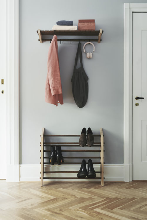 Garderobe mit Hutablage MOODRACK von Roon & Rahn | HolzDesignPur