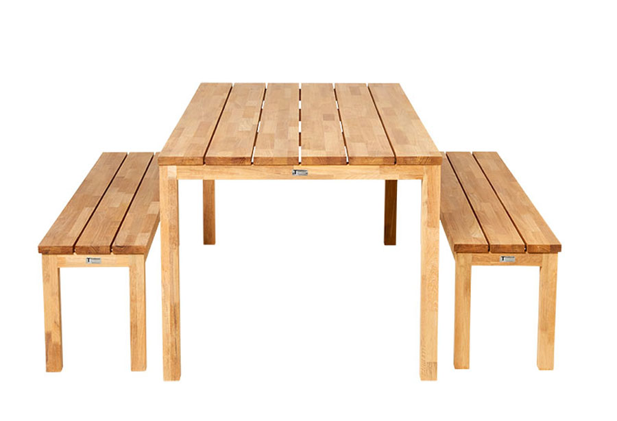 Teakholz Bank Moritz Von Traditional Teak Holzesignpur