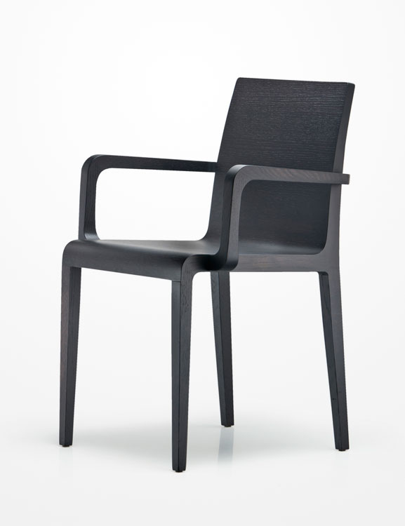 Design-Holzstuhl mit Armlehnen - YOUNG 425 von Pedrali