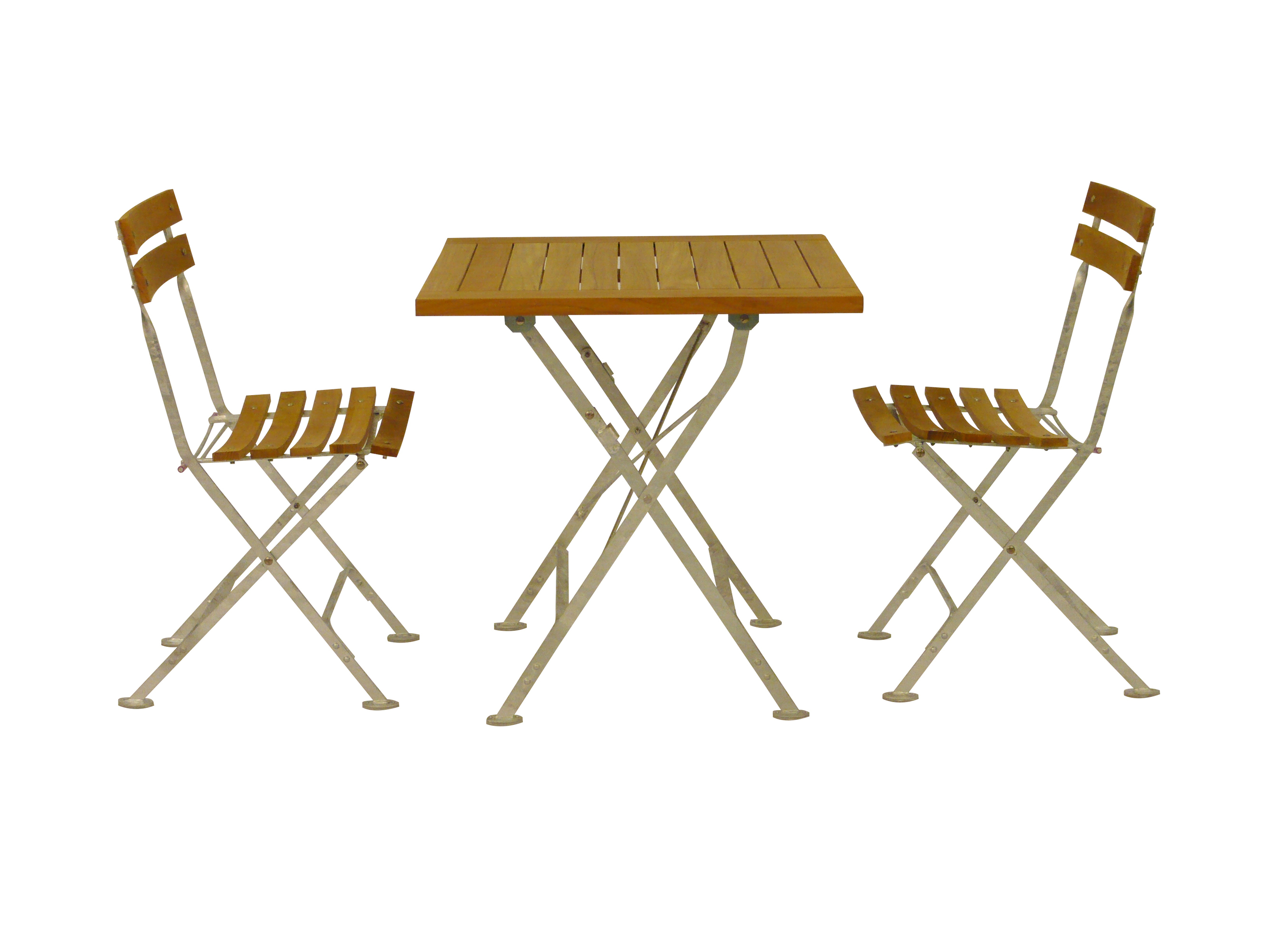 Balkon Klapptisch aus Holz und Metall LUCCA von Jan Kurtz HolzDesignPur