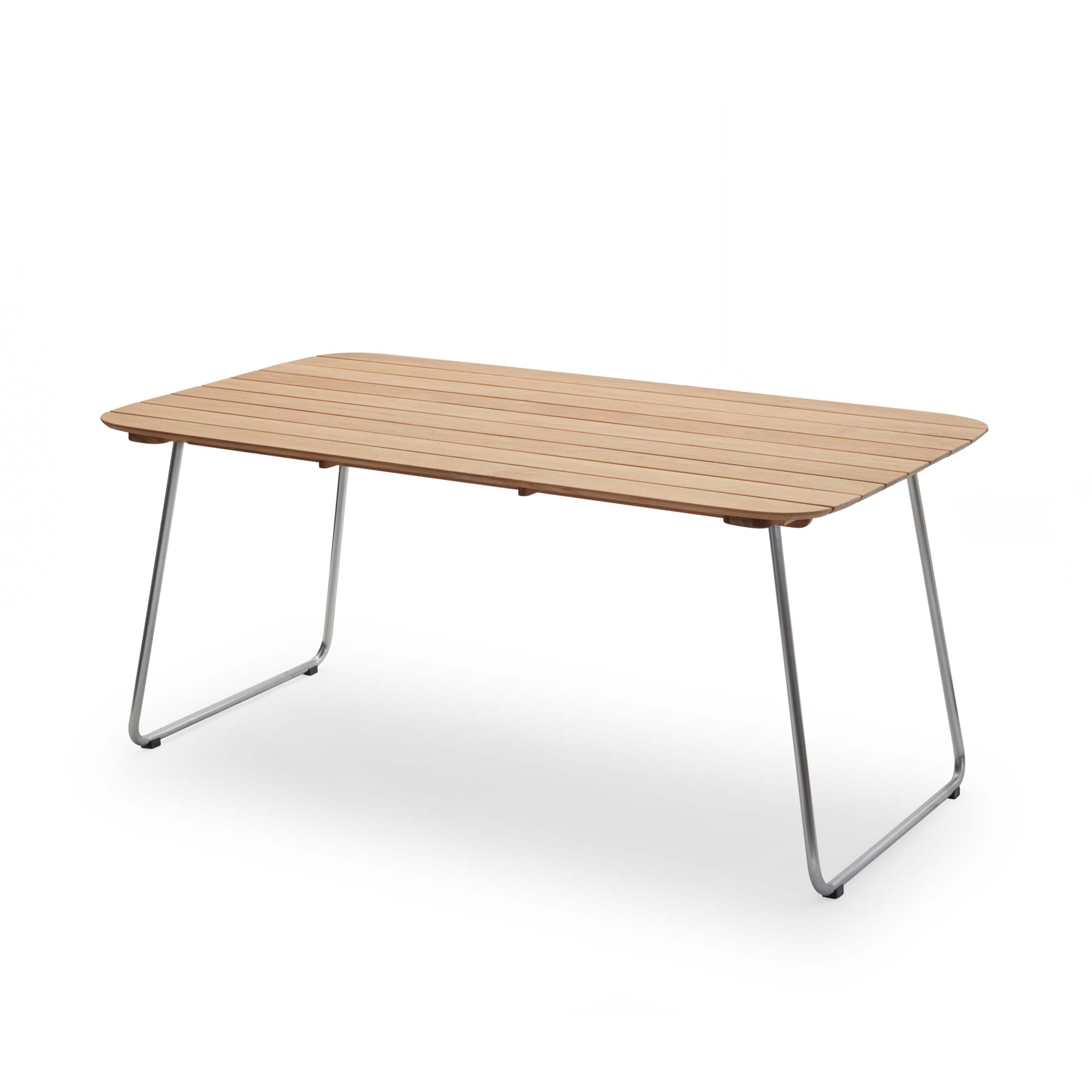 Gartentisch Aus Edelstahl Und Teak Lilium Table Von Skagerak Holzdesignpur