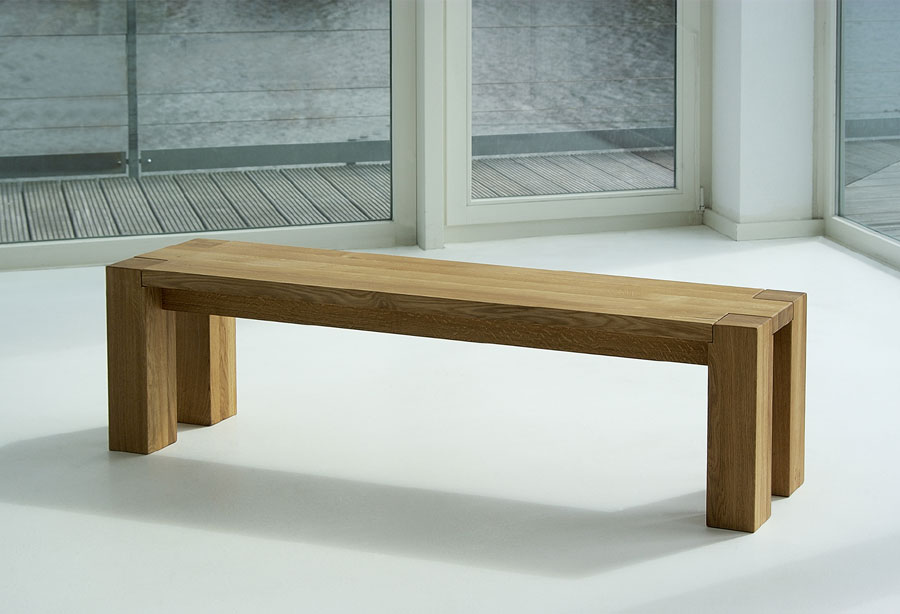 Sitzbank aus Holz Die Bank TAURUS von vitamin design