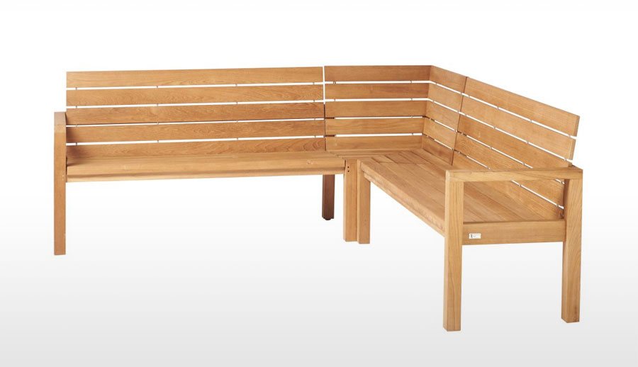 Teakholz Gartenbank MAXIMA von Traditional Teak