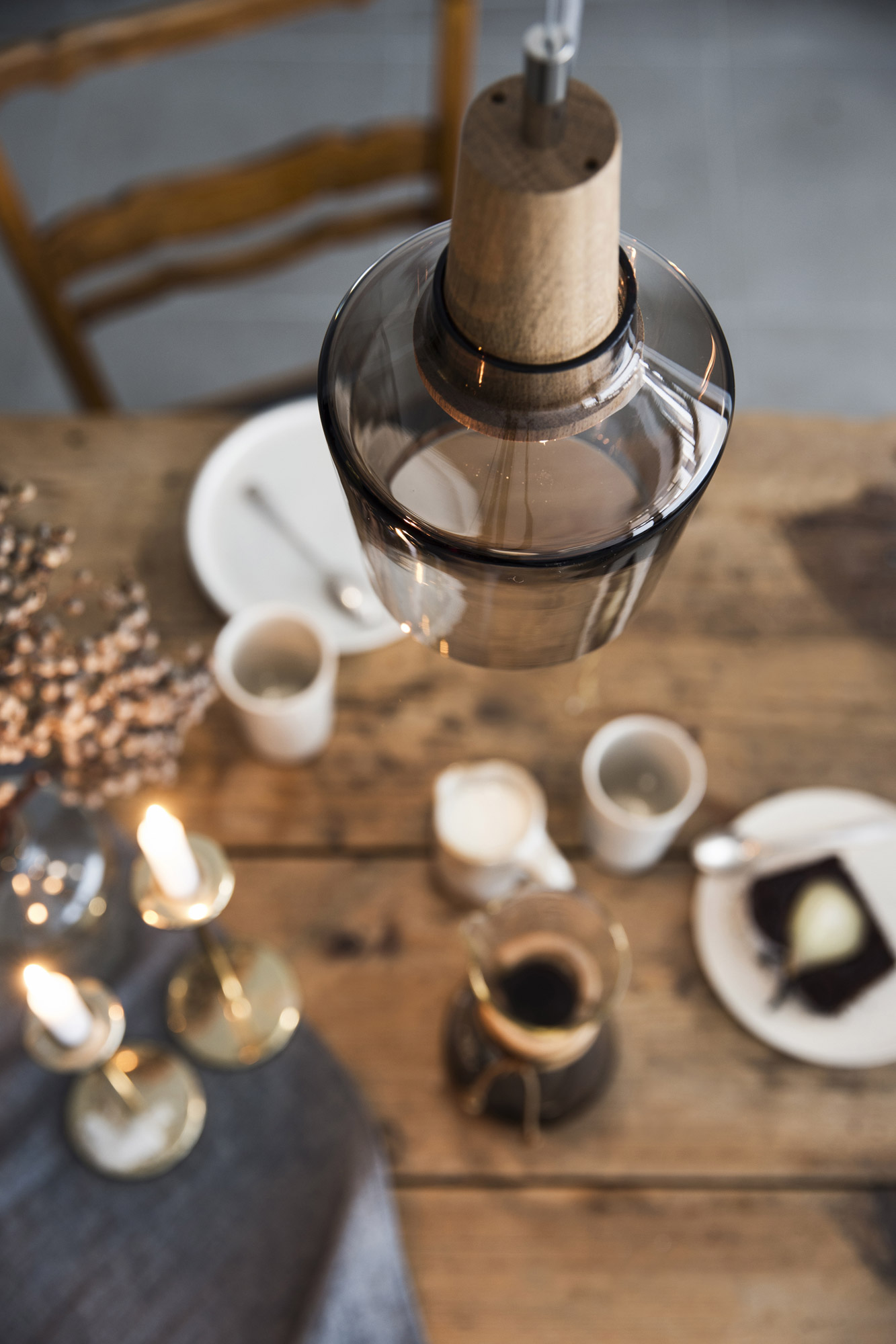 Glas Pendelleuchte INDUSTRIAL 15/16P von dreizehngrad I HolzDesignPur