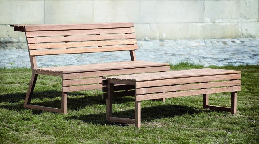 Sitzbank Aus Teak Gartenbank Tennis 1 Von Jan Kurtz