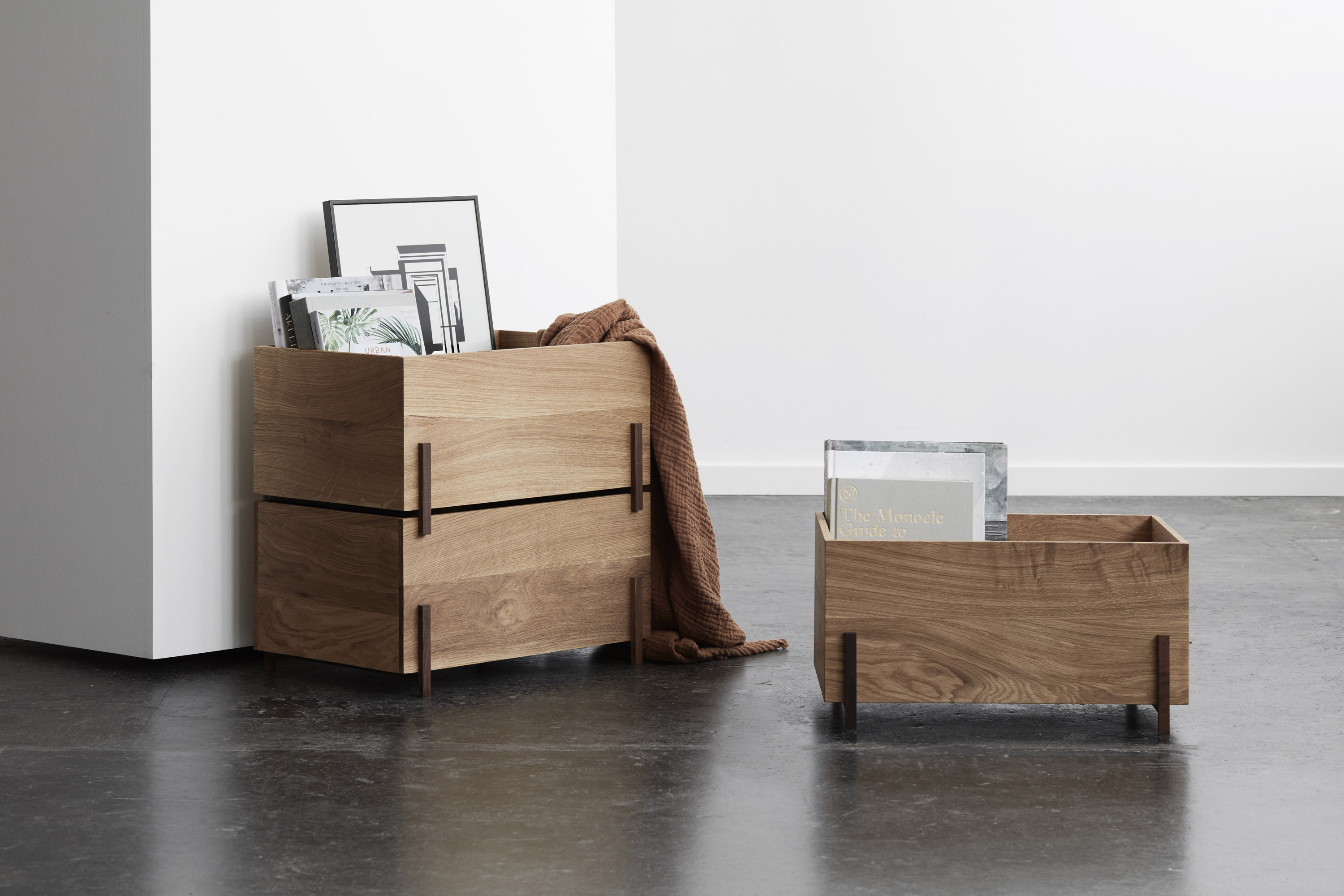 Stapelkisten aus Holz STACK STORAGE BOX von Kristina Dam | HolzDesignPur
